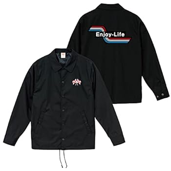 ジャケット・アウター Enjoy Amazon | ENJOY LIFE レインボーライン コーチジャケット